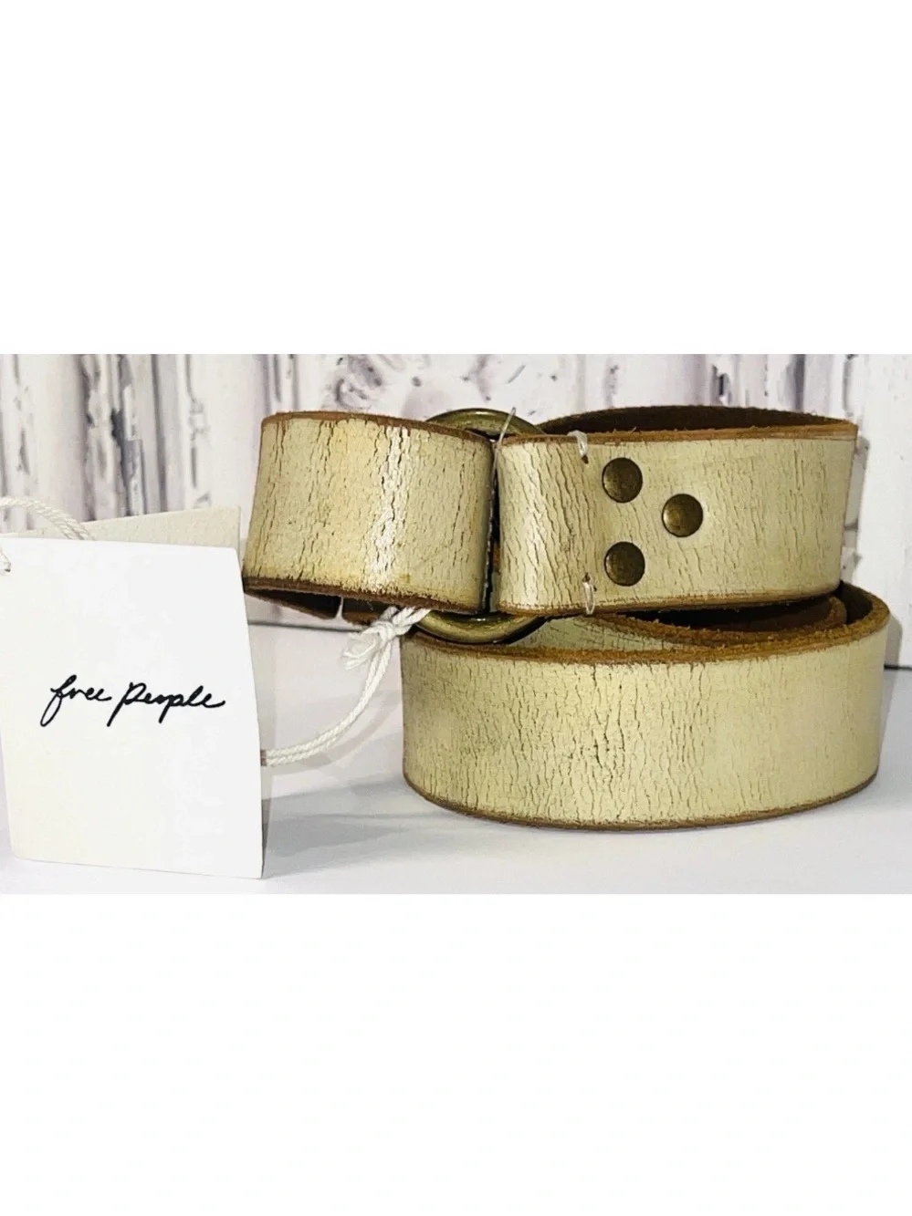 Nwt Free People We the Free Sur Hip Belt Ivory M/L